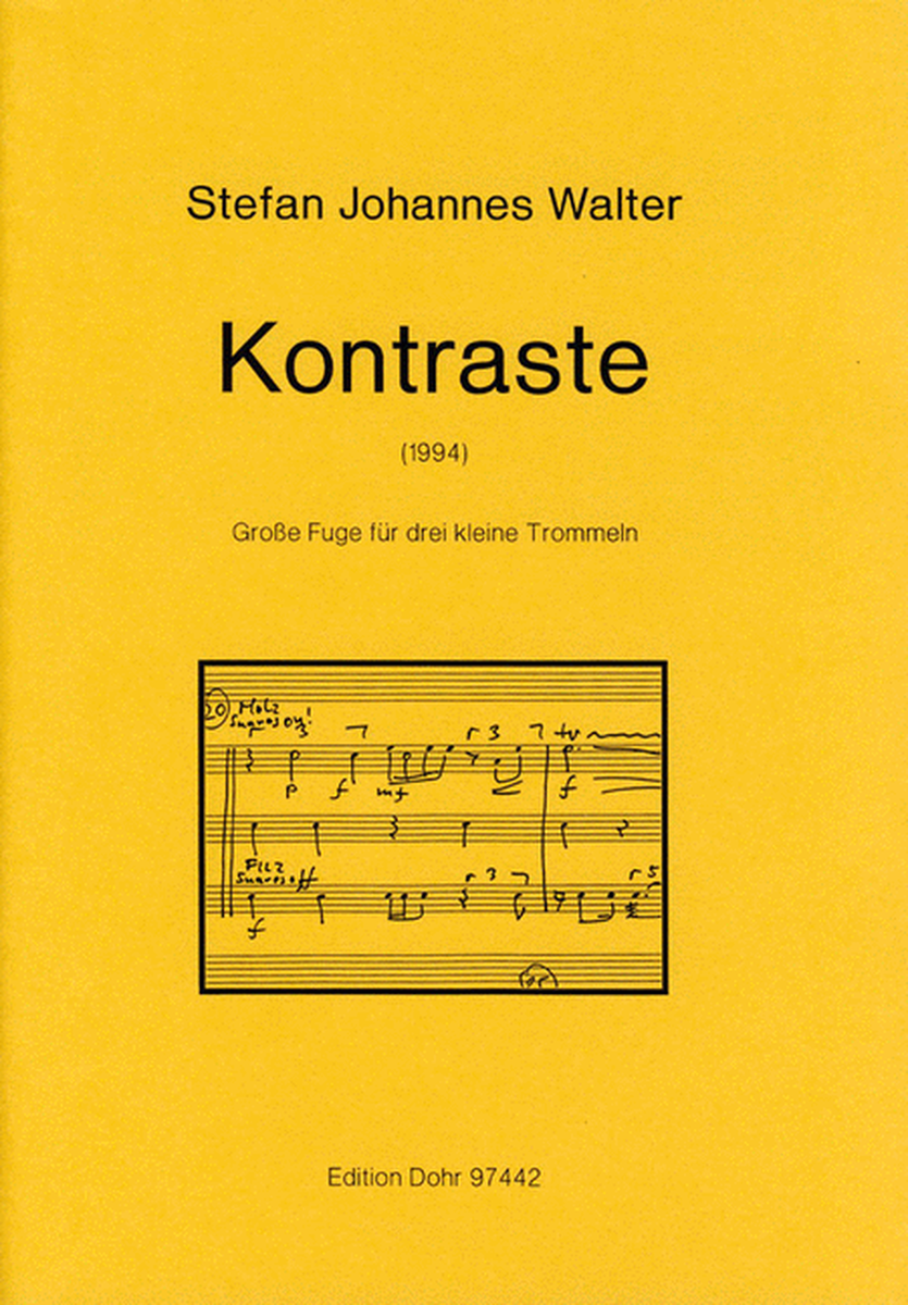 Kontraste (1994) -Große Fuge für drei kleine Trommeln-