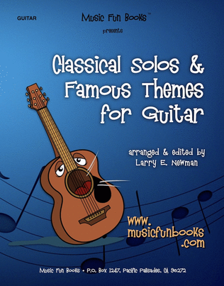 Book cover for Classical Solos and Famous Themes for Guitar