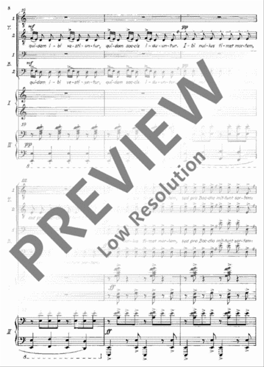 In taberna quando sumus In taberna quando sumus TTBB scores gallery preview page 9