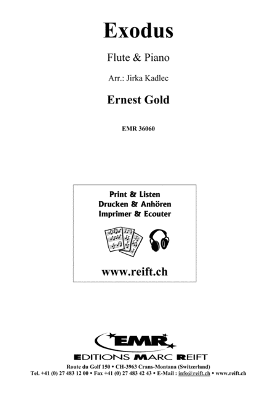 Exodus Flute Solo scores gallery preview page 1