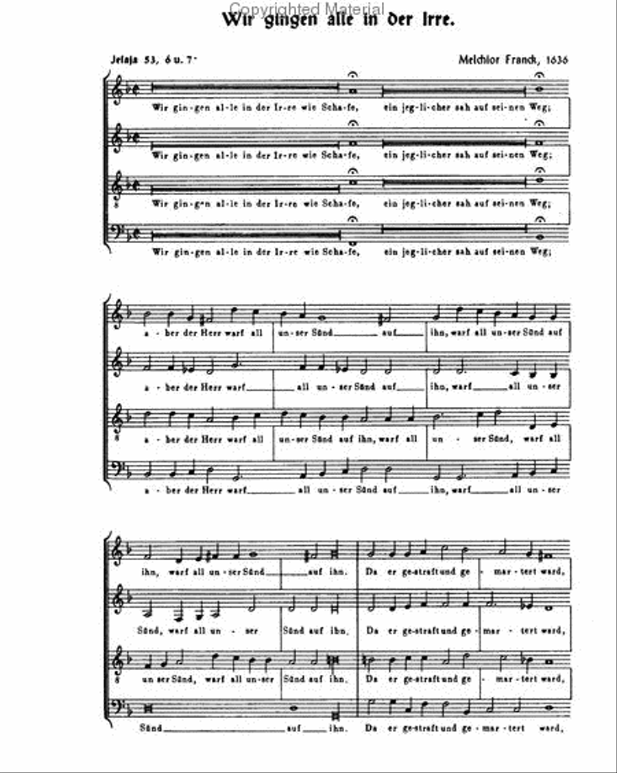 Sieben Motetten aus: Paradisus Musicus Choir scores gallery preview page 8