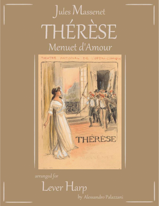 Menuet d'Amour from THERESE - for lever harp
