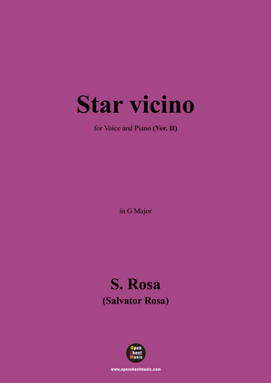 Book cover for S. Rosa-Star vicino,Ver. II,in G Major