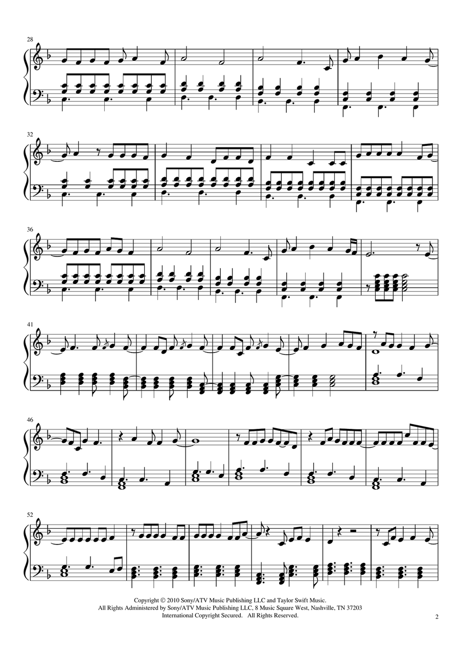 Sparks Fly Voice scores gallery preview page 2