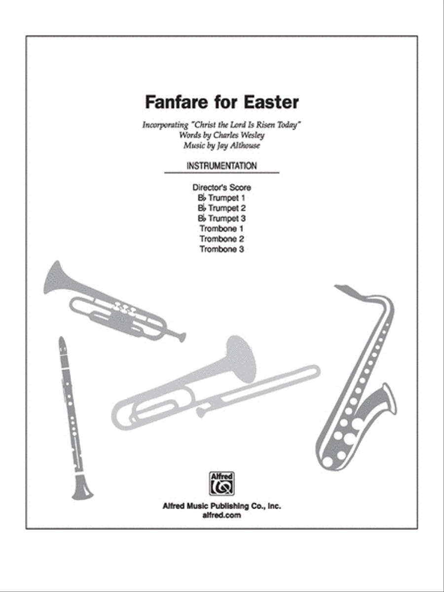 Fanfare for Easter Choir scores gallery preview page 1
