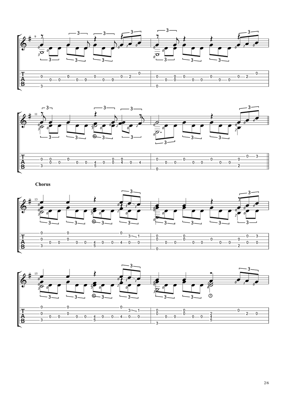You Are The Reason Acoustic Guitar scores gallery preview page 2