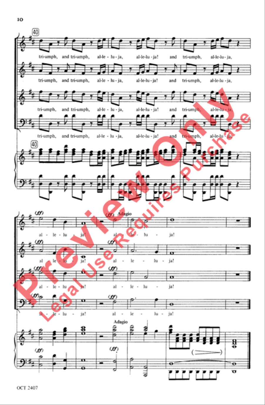 We Will Rejoice in Thy Salvation 4-Part scores gallery preview page 10
