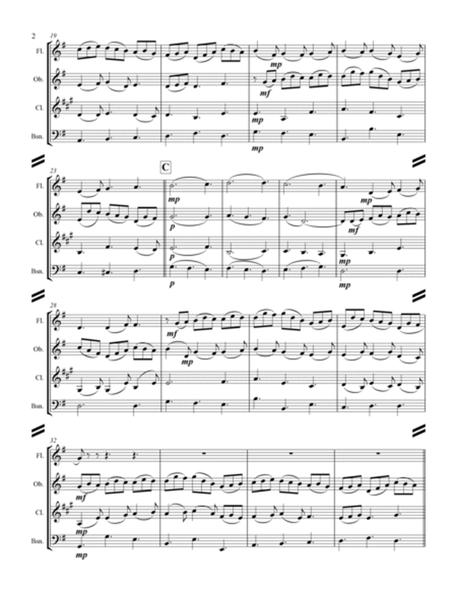 Bach - Jesu, Joy of Man’s Desiring (for Woodwind Quartet) image number null