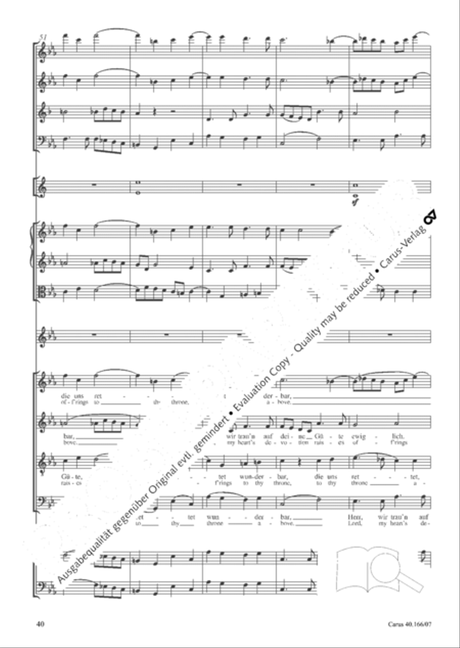 Hymn; Three sacred songs; fugue (Hymne; Drei geistliche Lieder und Fuge) Orchestra scores gallery preview page 41