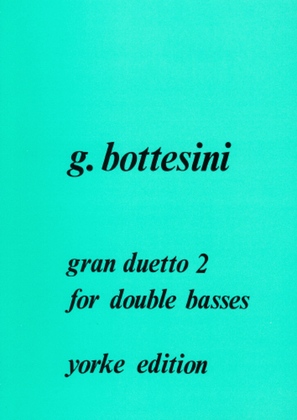 Tre Gran Duetto No. 2 for 2 basses