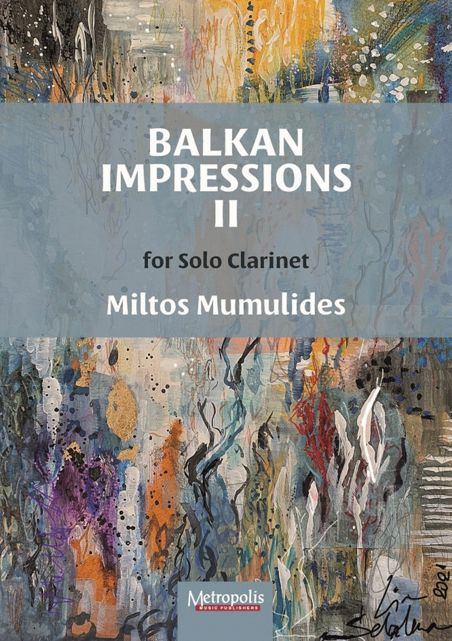 Balkan Impressions II for Clarinet Solo