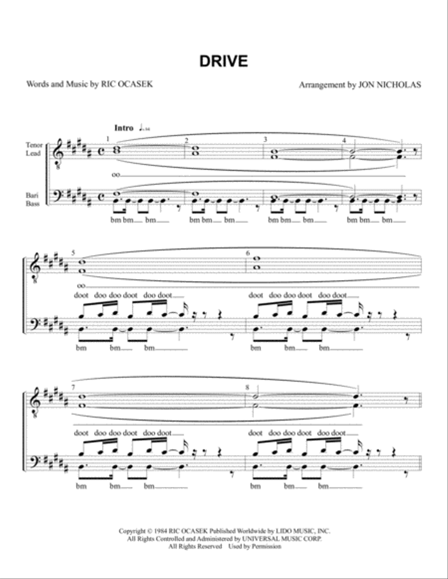 Drive TTBB scores gallery preview page 1