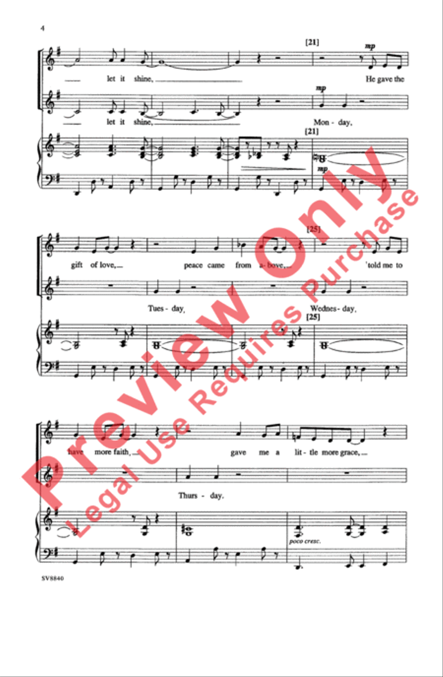 This Little Light of Mine 2-Part scores gallery preview page 4