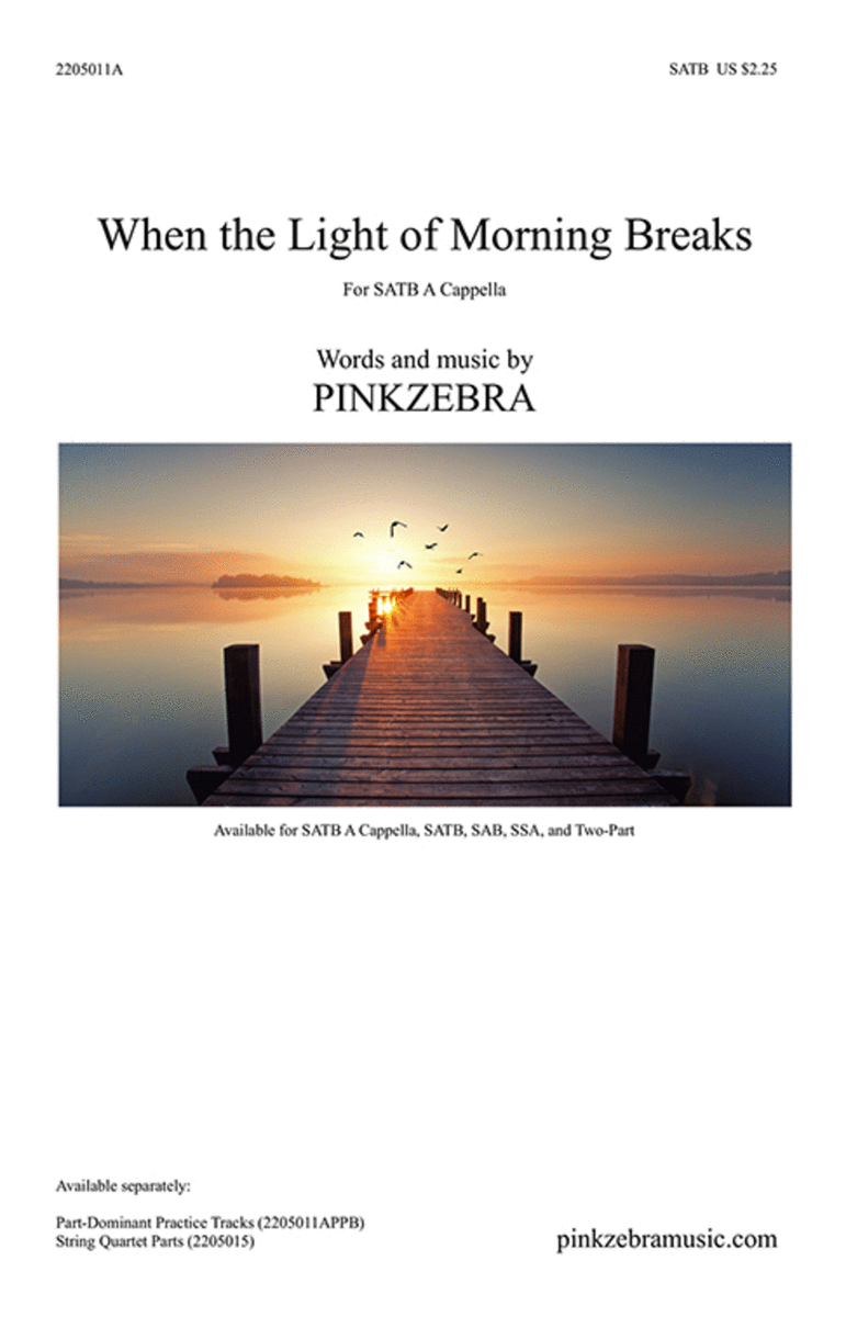 When the Light of Morning Breaks SATB Acappella image number null