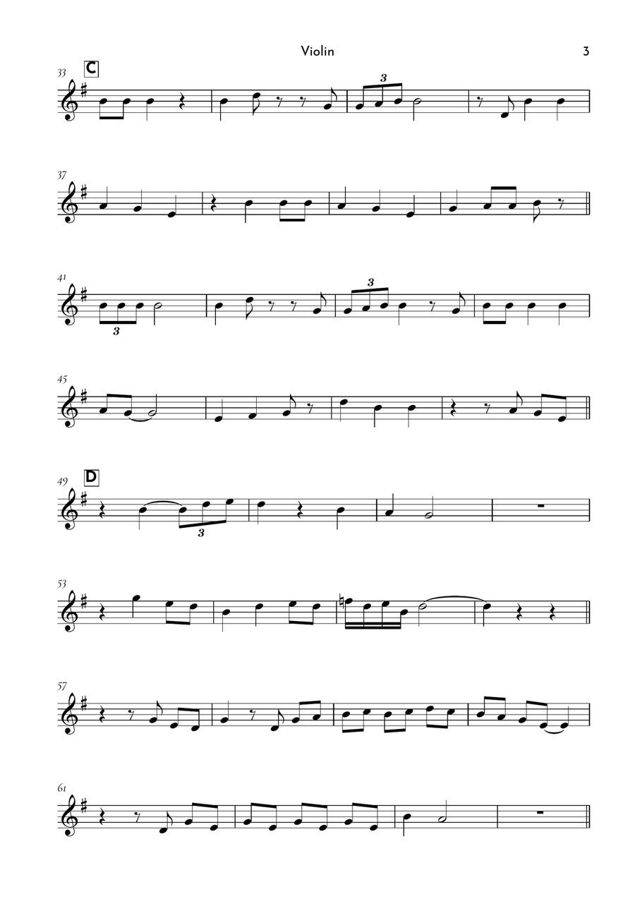 If I Ain't Got You Violin Solo scores gallery preview page 3