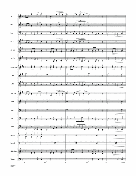 Rude - Conductor Score (Full Score)