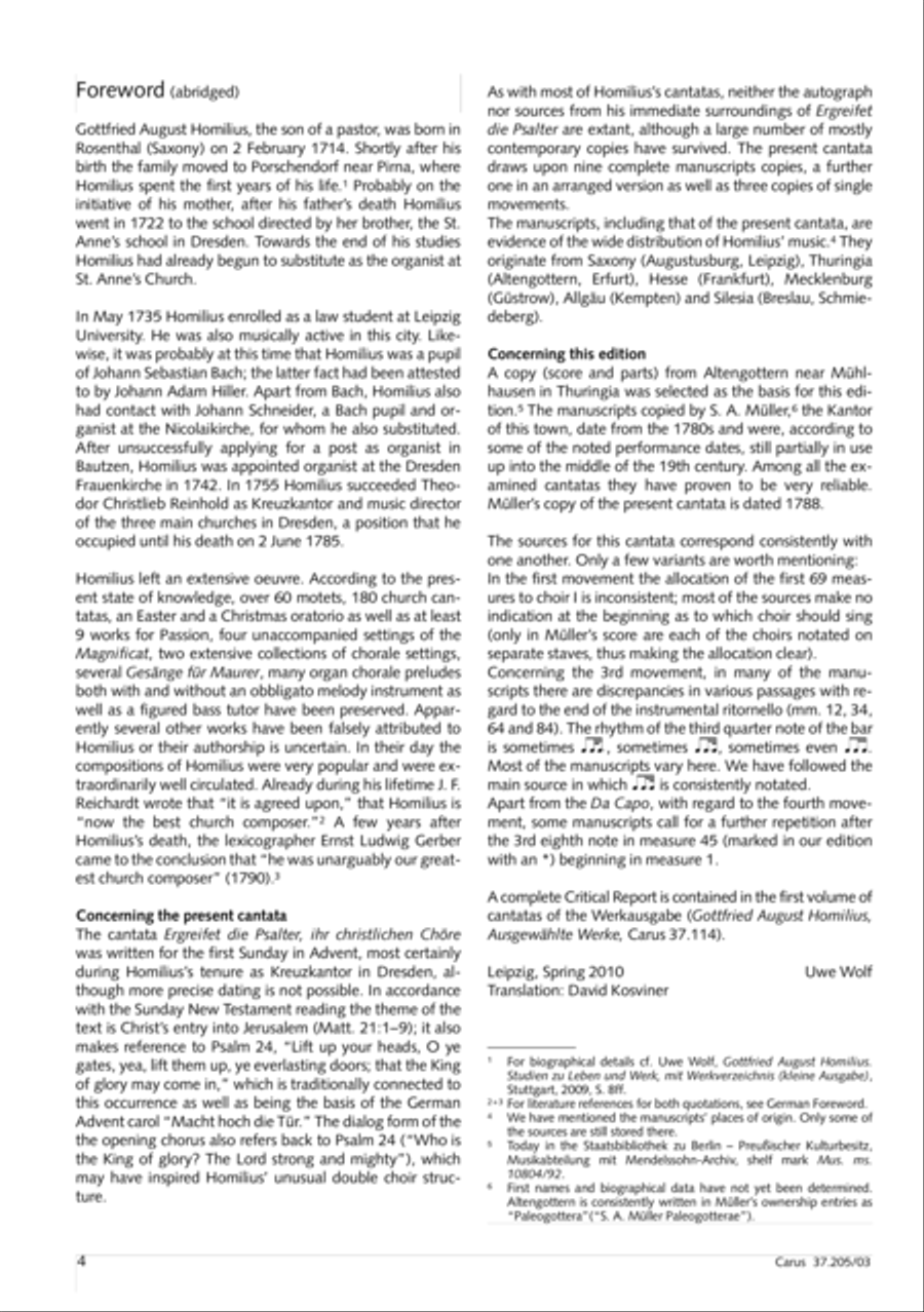 Ergreifet die Psalter, ihr christlichen Chore 4-Part scores gallery preview page 5