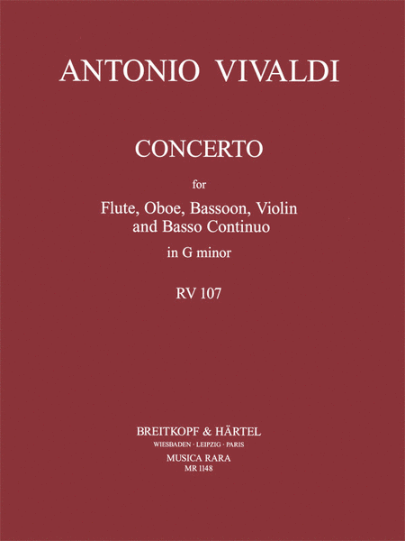 Concerto in G minor RV 107