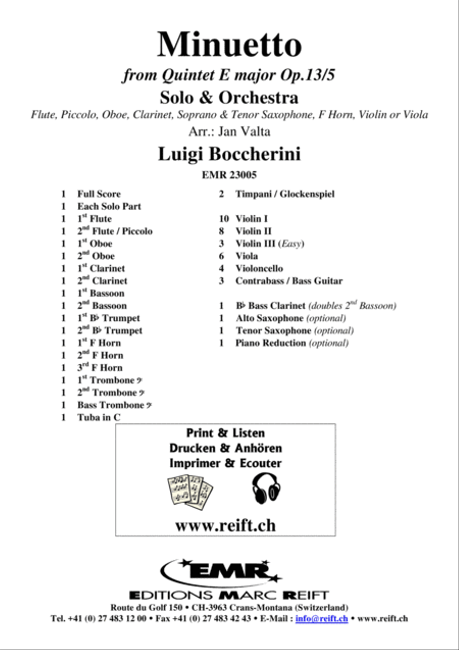 Minuetto Orchestra scores gallery preview page 2