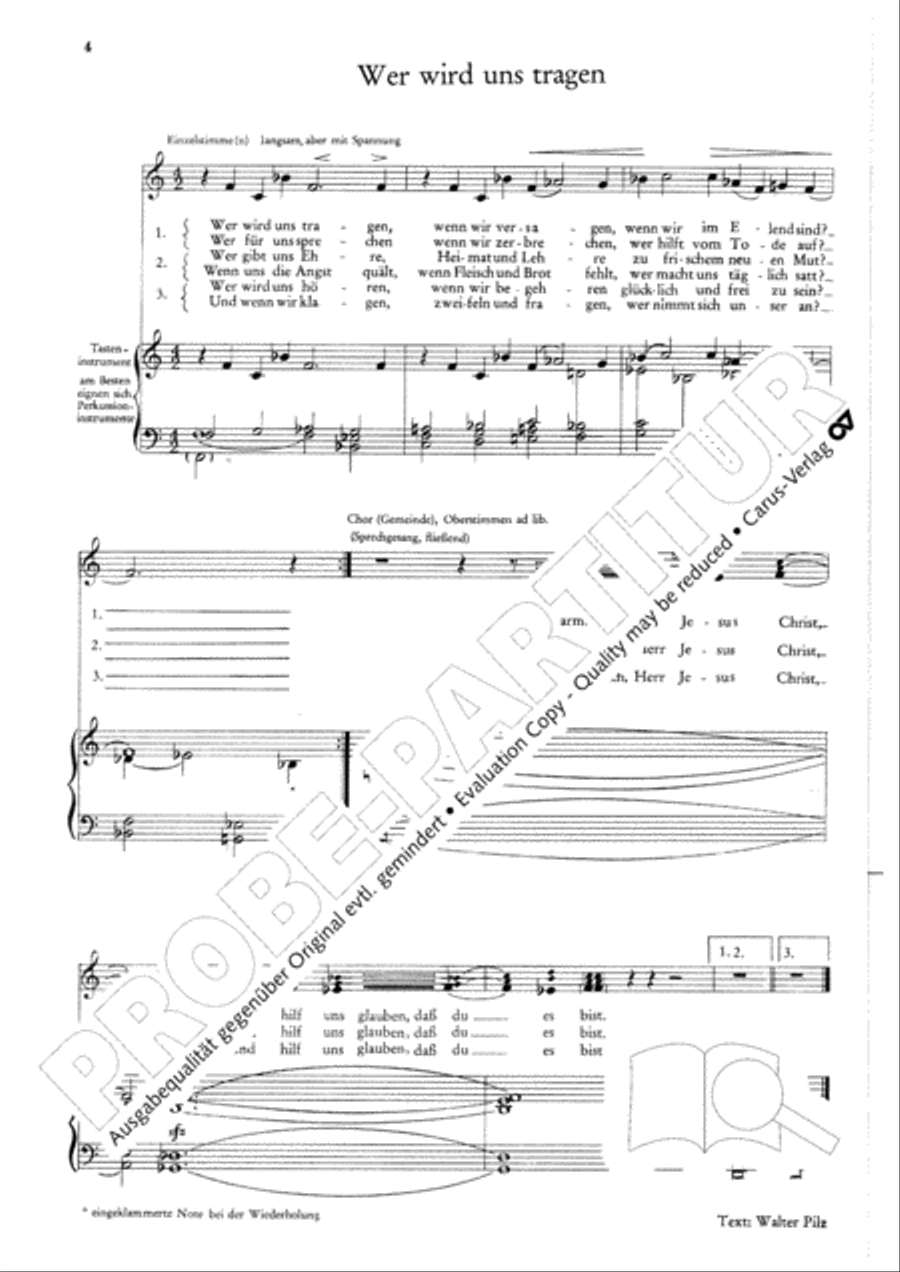 Michel: Neue Lieder fur Jugend und Gemeinde Choir scores gallery preview page 5
