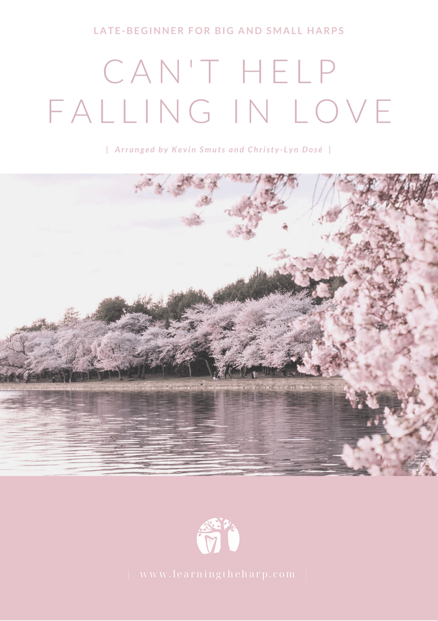 Can't Help Falling In Love Celtic Harp scores gallery preview page 1