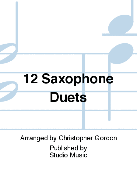12 Saxophone Duets