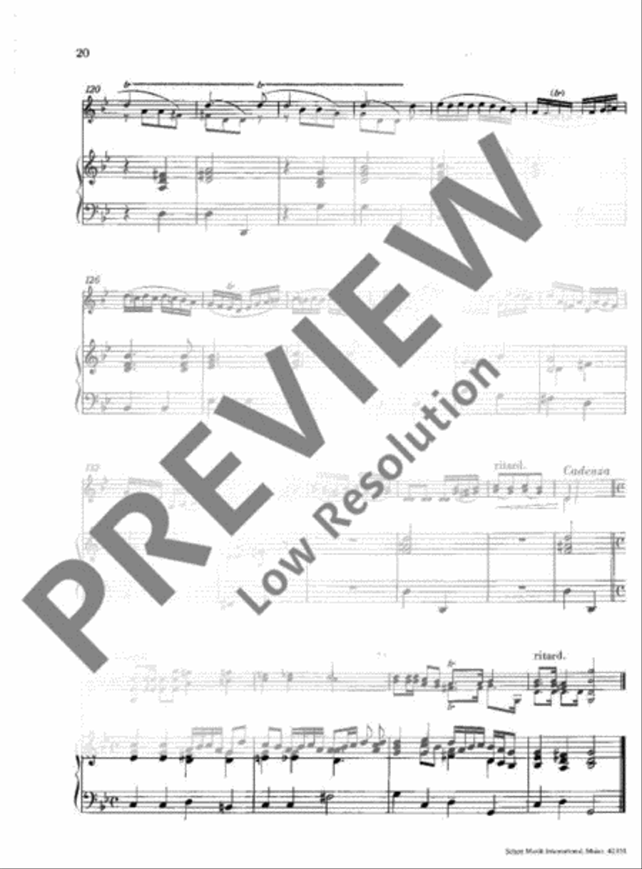 Sonata G Minor Sonata G Minor Violin Solo scores gallery preview page 21