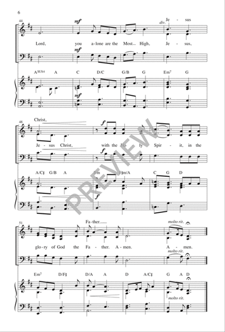 Glory to God from 