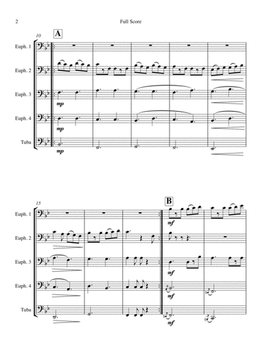 Celtic Dance for Tuba/Euphonium Quintet image number null