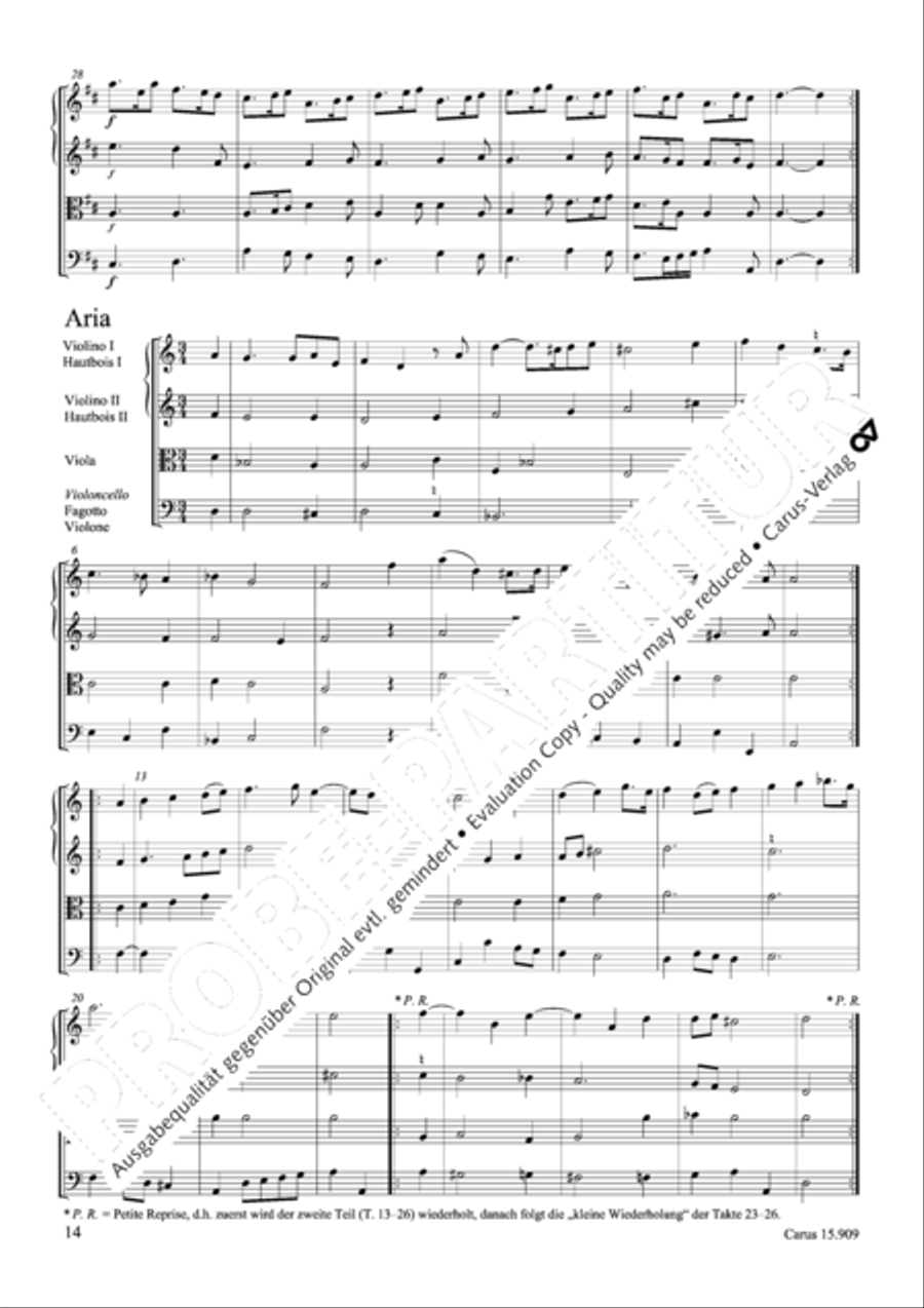 Ouverture in d Oboe scores gallery preview page 15