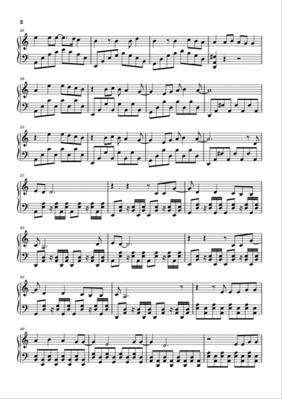 Deep In Your Love Piano Solo scores gallery preview page 2