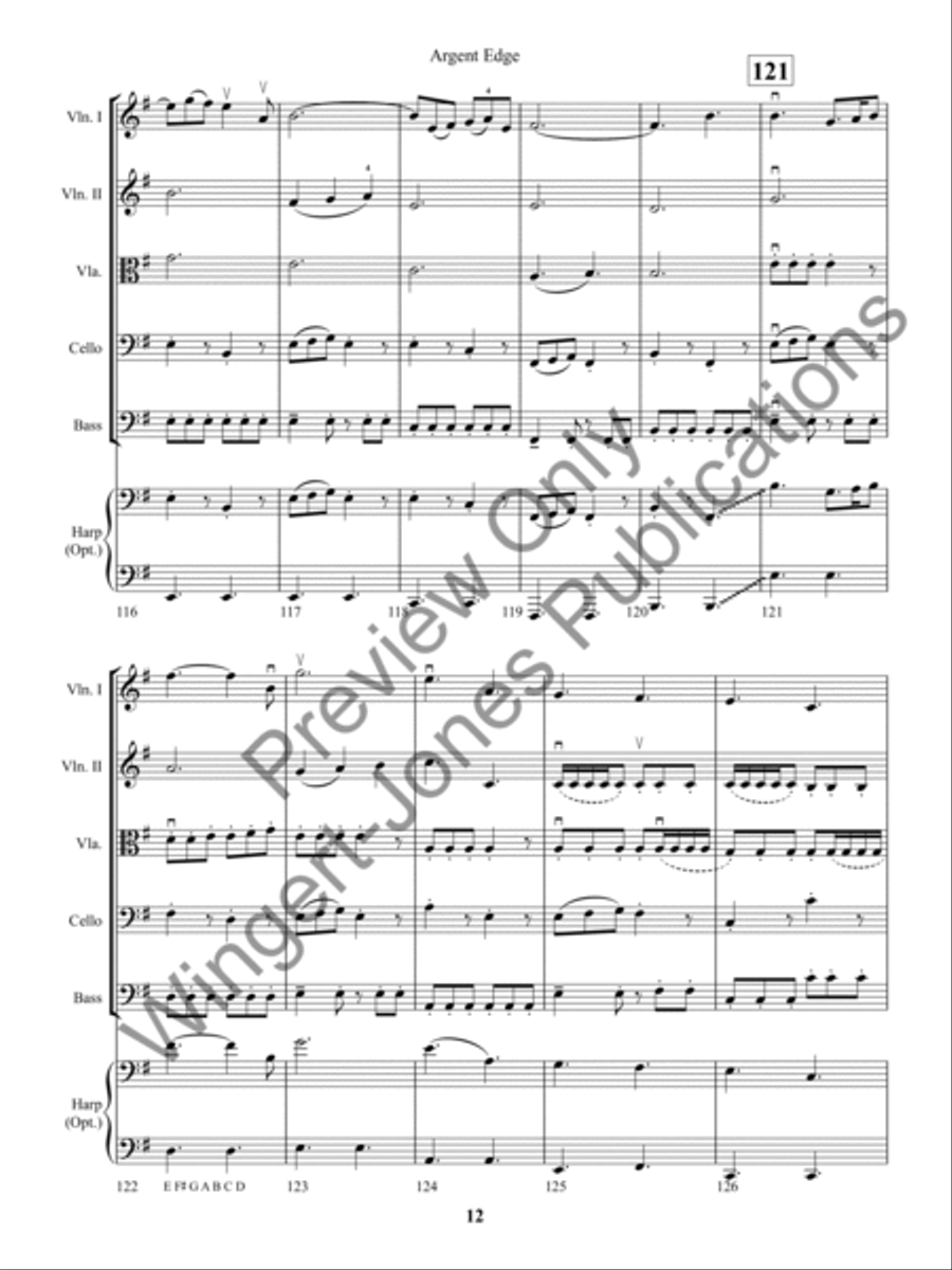 Argent Edge String Orchestra scores gallery preview page 15