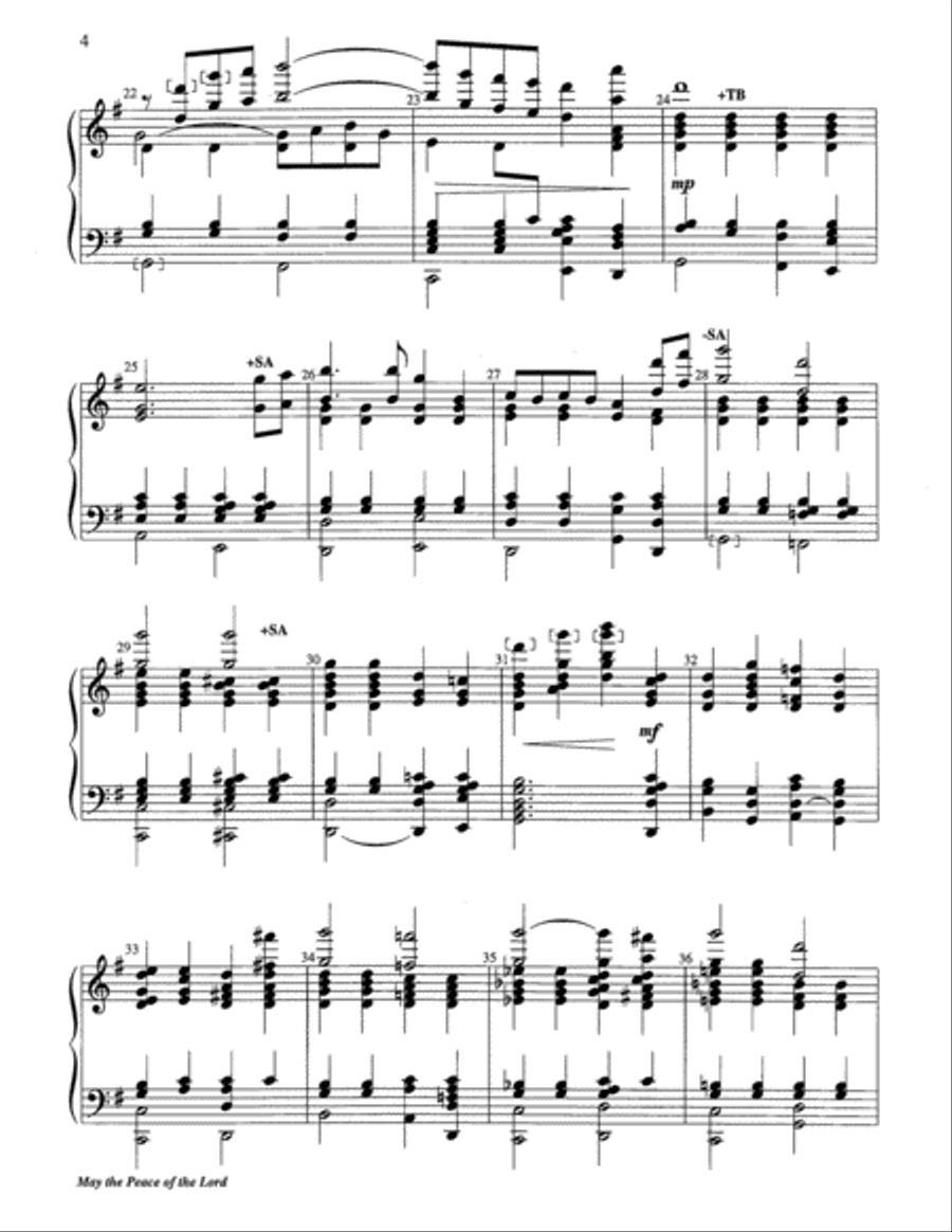 May the Peace of the Lord 5-Octaves scores gallery preview page 9