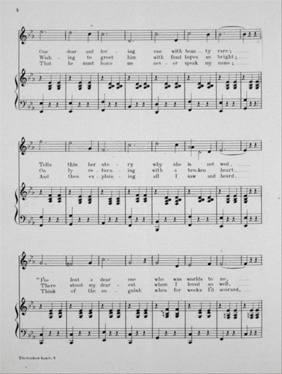 The Broken Heart Waltz Voice scores gallery preview page 3