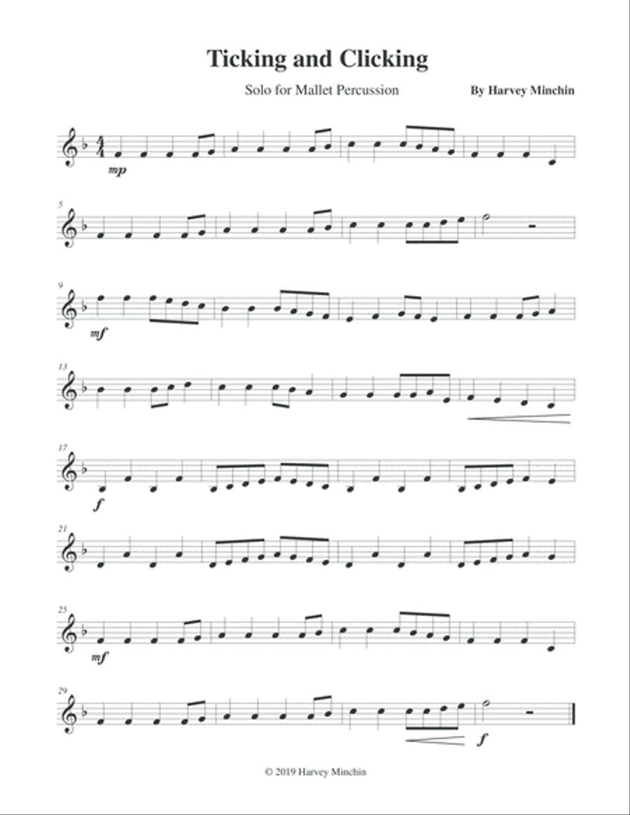 Seven Studies for Solo Mallet Percussion - Volume 1 image number null