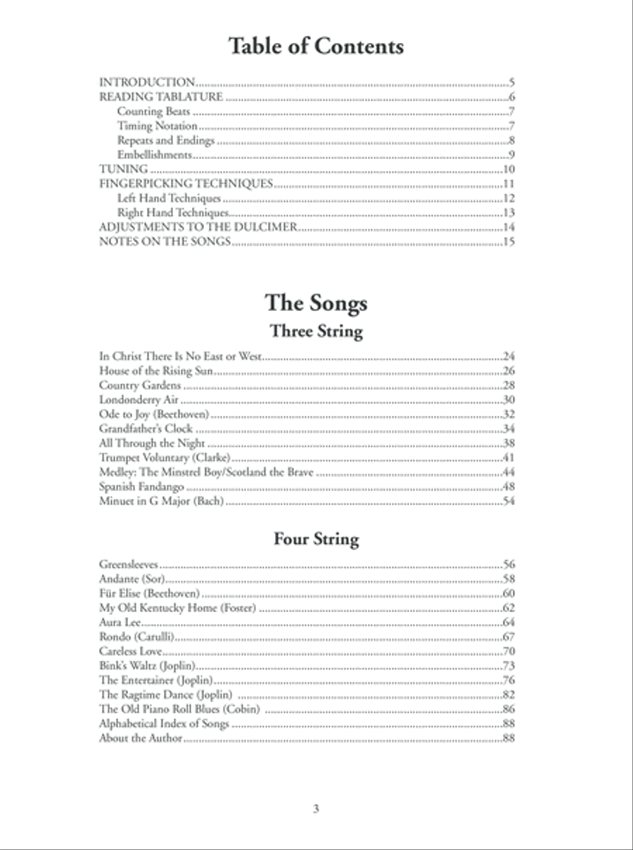 Fingerpicking Dulcimer Fingerpicking Guitar scores gallery preview page 9