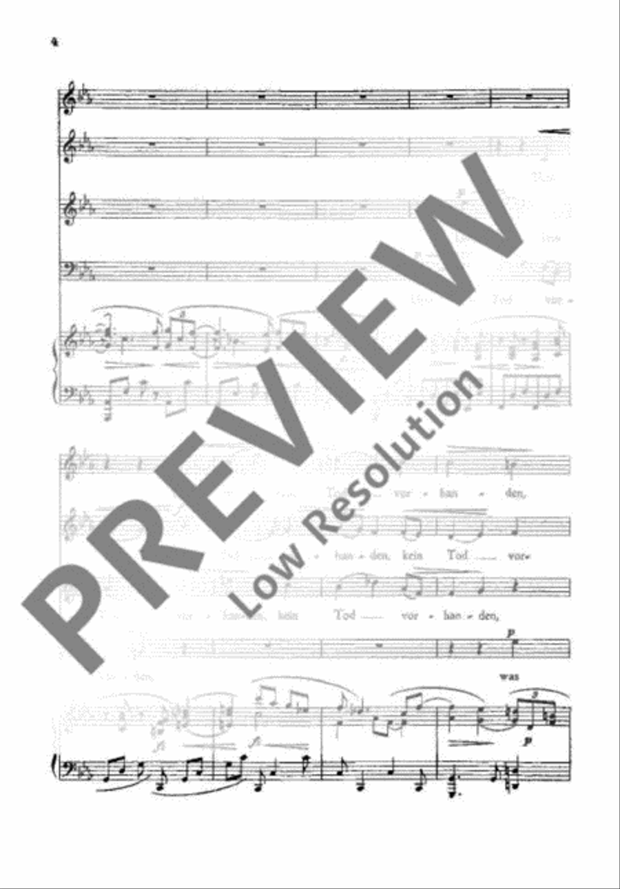 Drei Chöre 4-Part scores gallery preview page 7