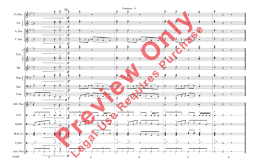 Gimme Some Lovin' Gimme Some Lovin' Marching Band scores gallery preview page 9