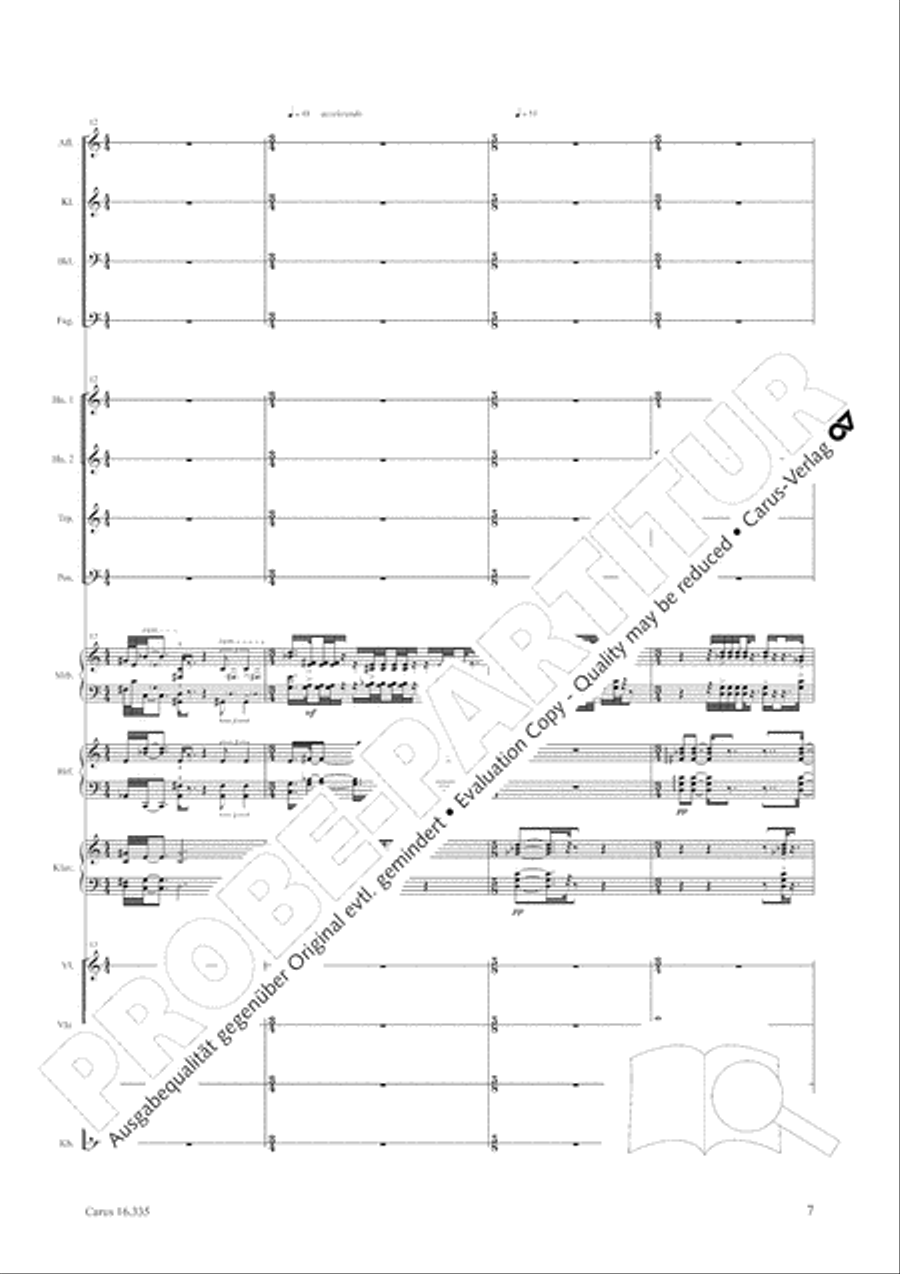 Esquisse: le froid Orchestra scores gallery preview page 8