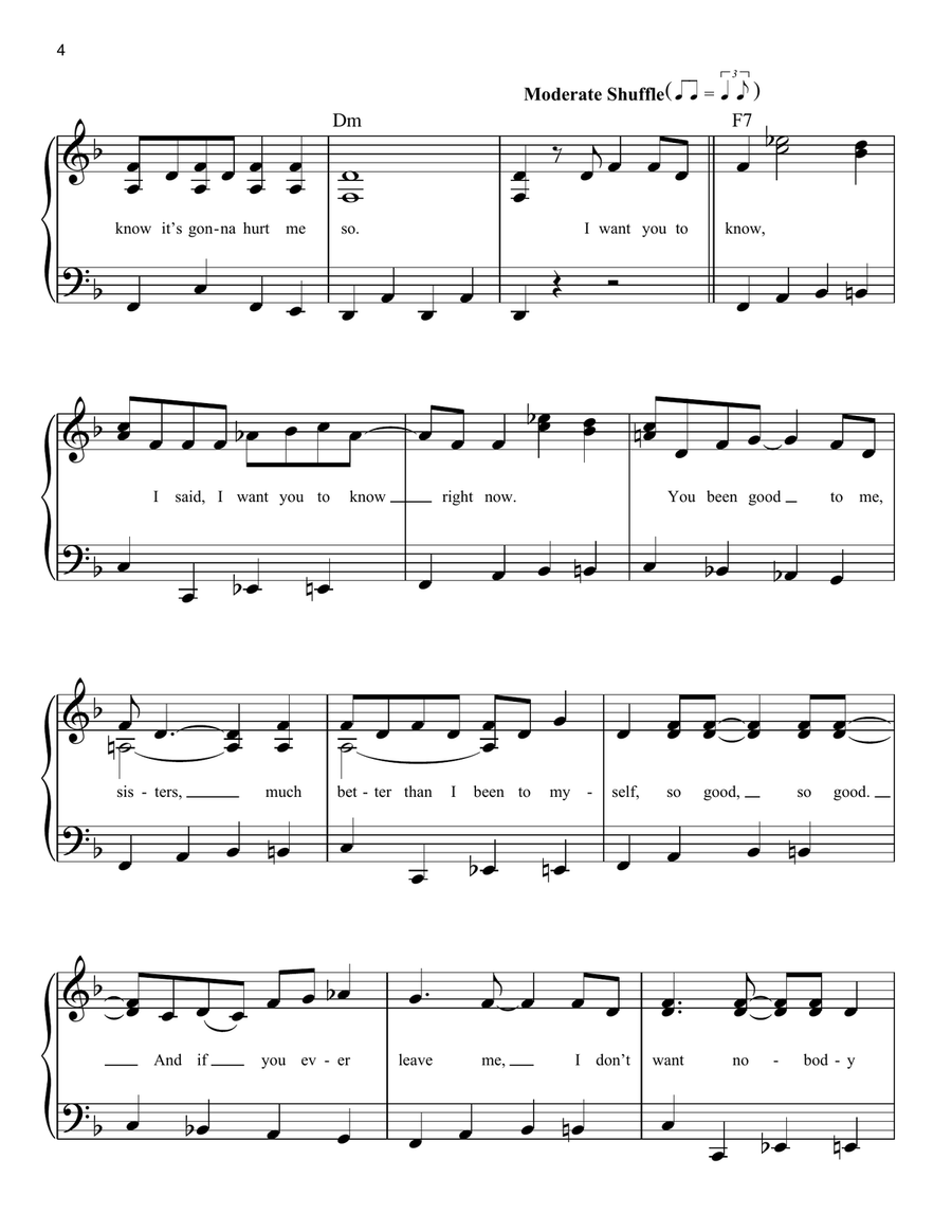 Shout Shout Easy Piano scores gallery preview page 4