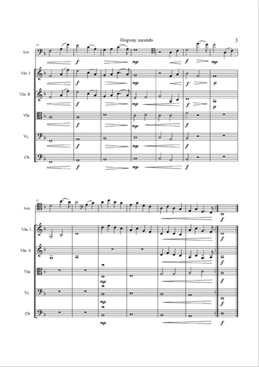 Oogway Ascends String Orchestra scores gallery preview page 3