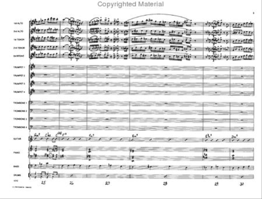 Sax-O-Rama Jazz Ensemble scores gallery preview page 5