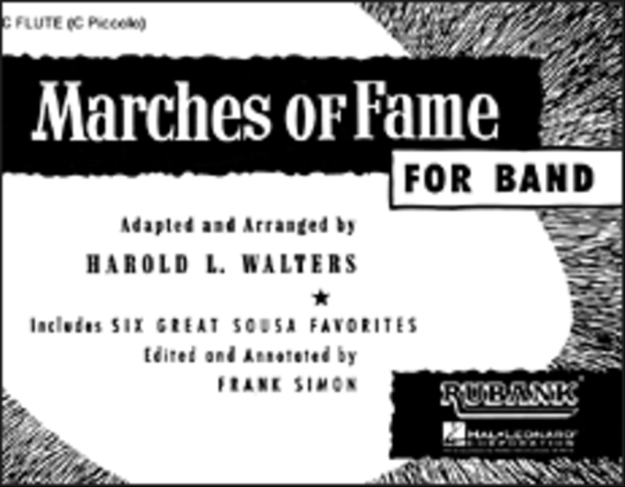 Marches of Fame for Band Concert Band scores gallery preview page 1
