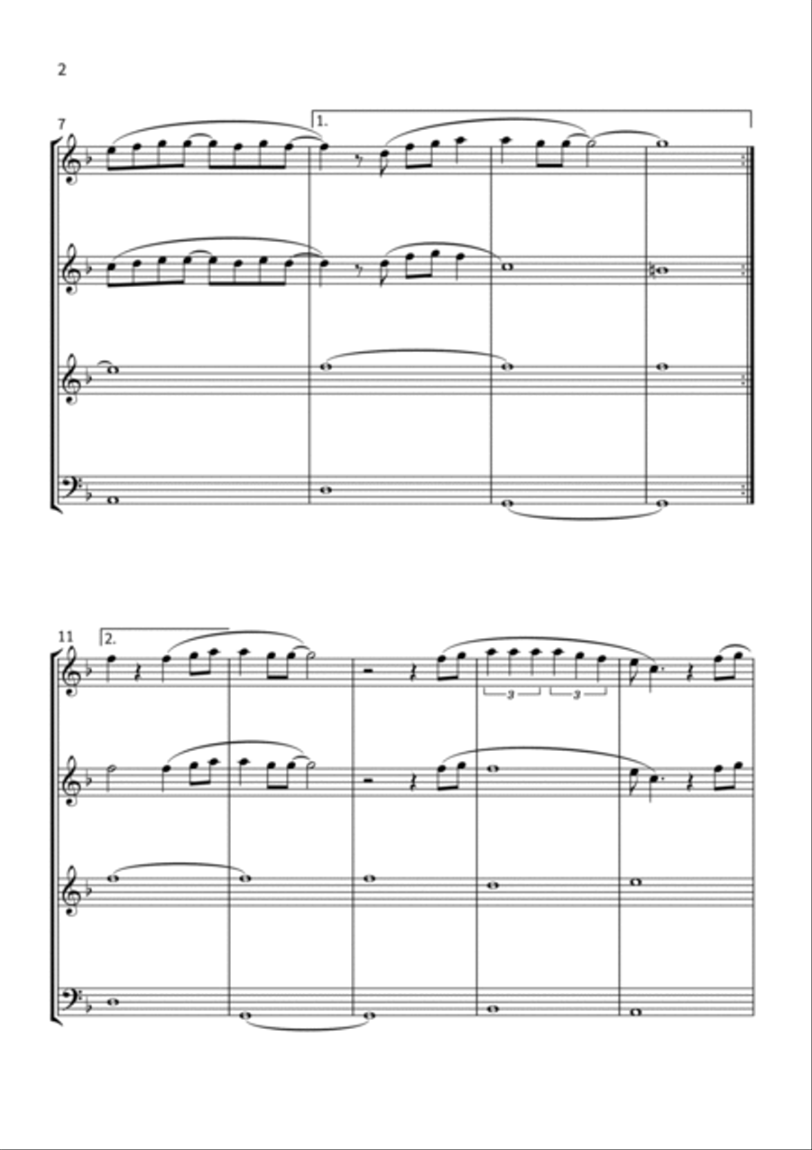 Part Of Your World (reprise) Woodwind Quartet scores gallery preview page 2
