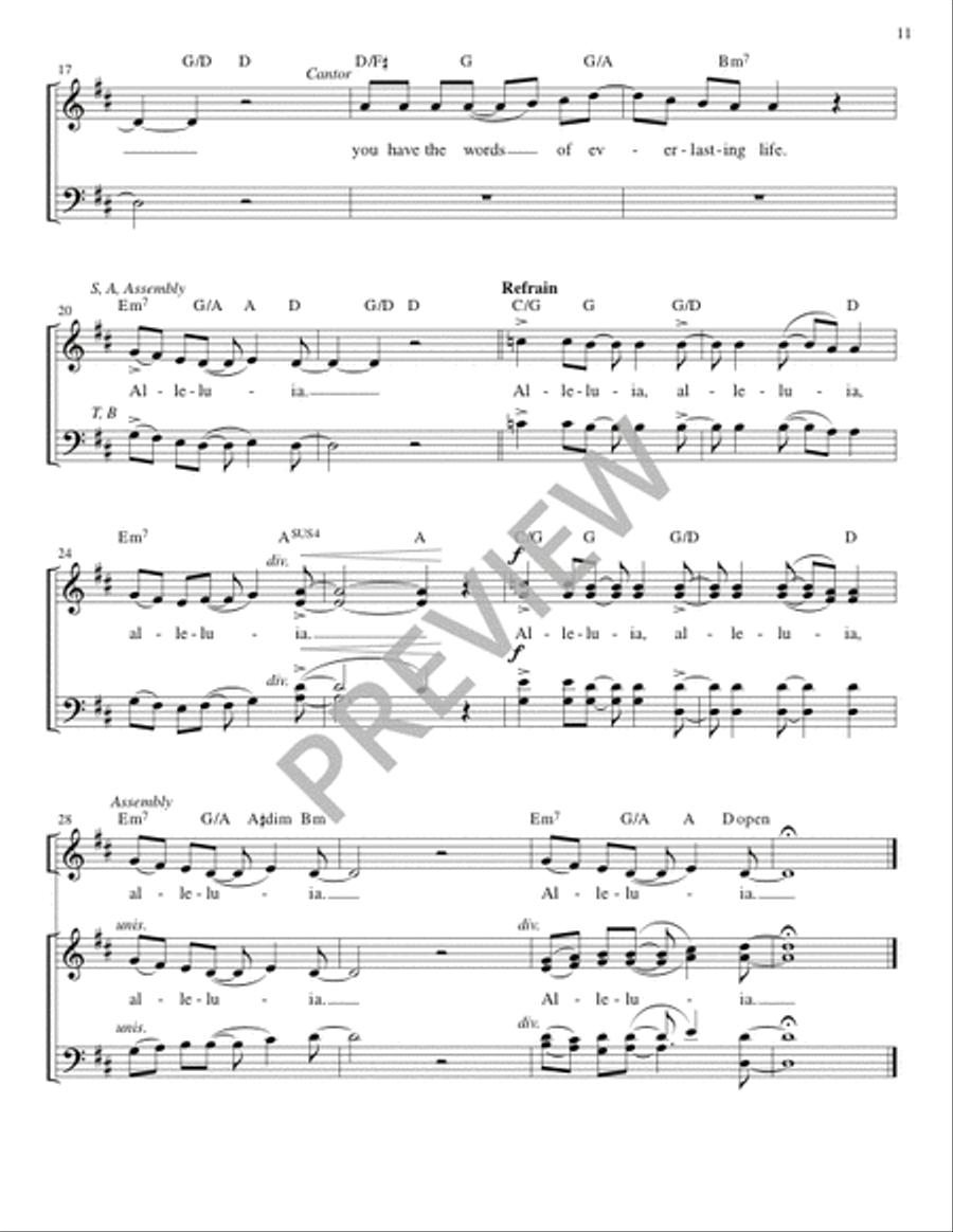 Mass from Age to Age - Guitar edition Guitar scores gallery preview page 12