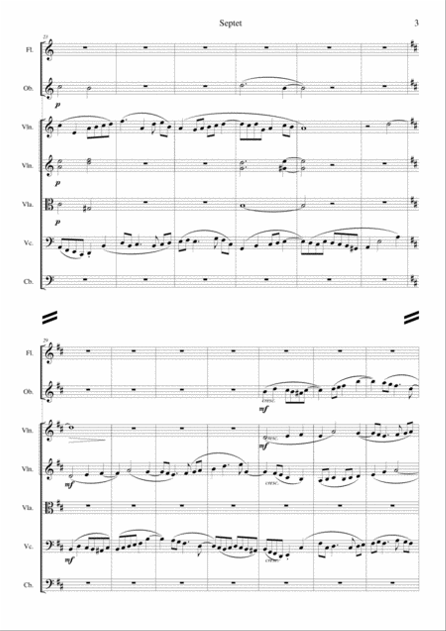Septet Small Ensemble scores gallery preview page 3