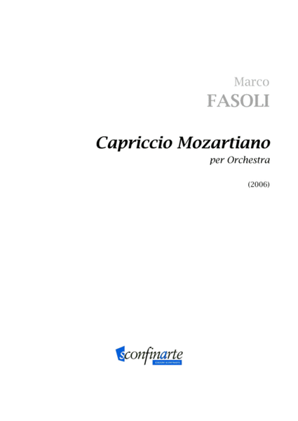 Marco Fasoli: CAPRICCIO MOZARTIANO (ES 175)