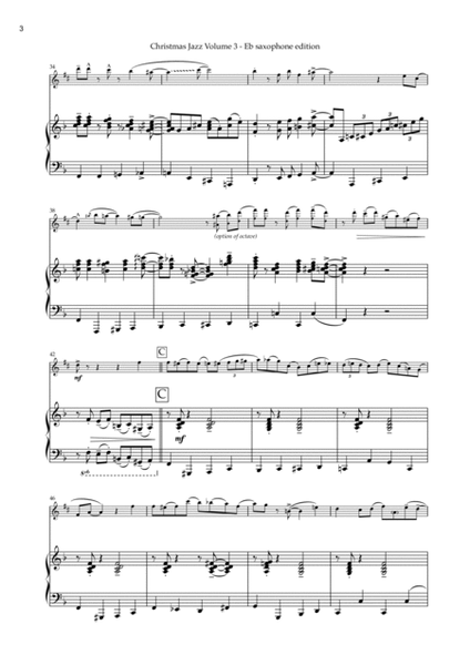 Christmas Jazz Volume 3 Eb saxophone. Chris Lawry & Keri Degg image number null