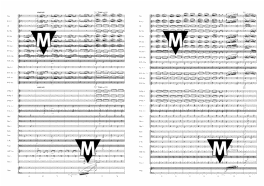 Old Russian Romances Concert Band scores gallery preview page 19