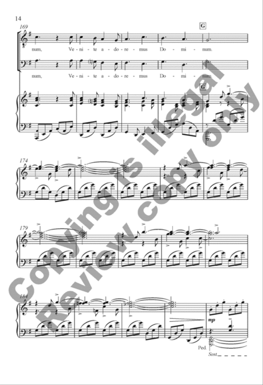 The Snow Lay On the Ground 4-Part scores gallery preview page 33